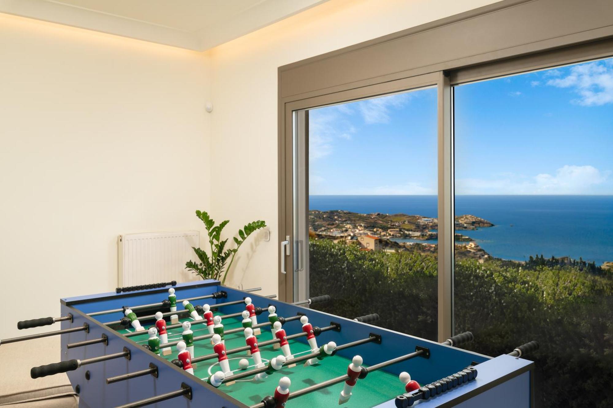 Minimalist Mediterranean Blue Key Villa With Sea View & Infinity Heated Pool Agia Pelagia  Exterior photo